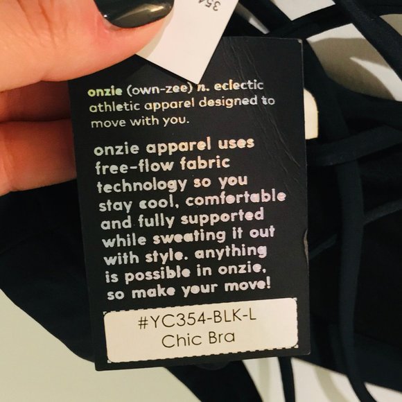 NWT! Onzie • Black Sports bra or Bathing Suit - Picture 5 of 5